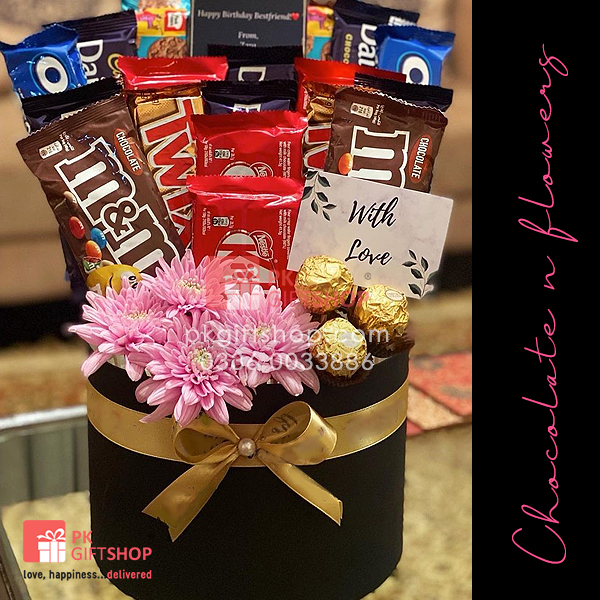 HAPPY CHOCO-FLORAL GIFT BOX