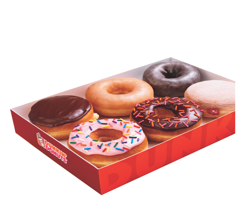 MIX DONUTS 6 PIECES BY DUNKIN' DONUTS
